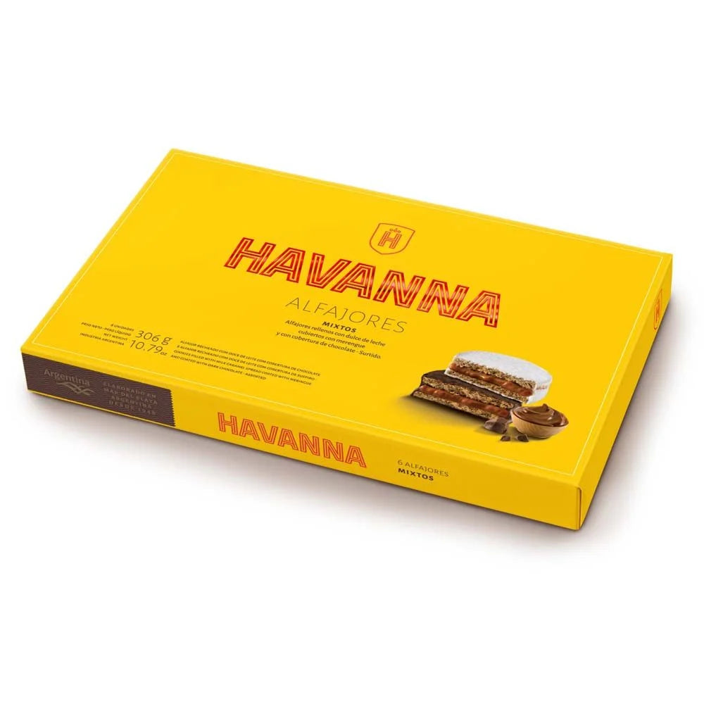Alfajor havanna mixto x6
